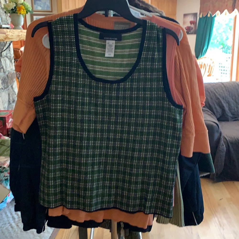 Green plaid vest